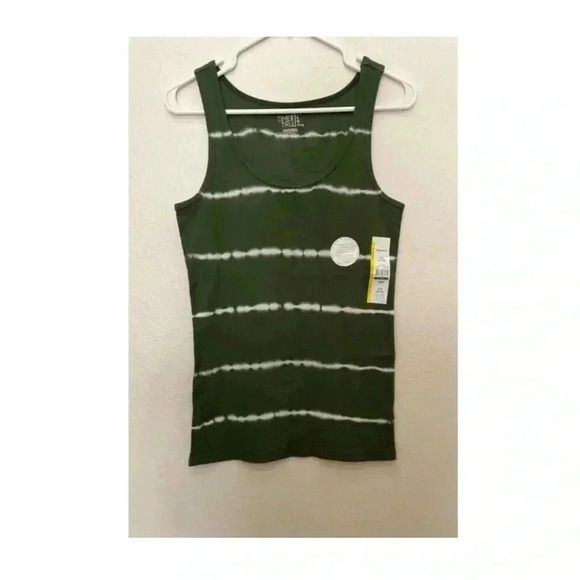 🆕Green Amber Tie Dye Ribbed Tank🆕 - Picture 5 of 8